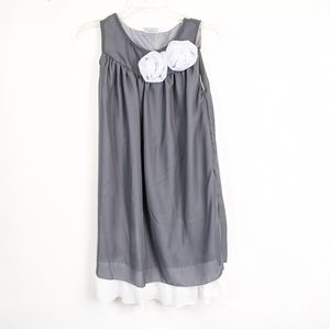 Kid Fashion girl's chiffon sleeveless shift dress